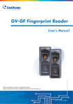 Geovision GF-1911 fingerprint reader