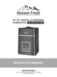 Heaven Fresh HF 707 humidifier