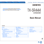 ONKYO TX-SR444