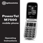 amplicomms PowerTel M7500 2.4" 102g Silver