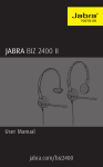 Jabra Biz 2400 II USB Mono CC MS