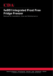 CDA FW951 fridge-freezer