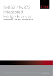 CDA FW852 fridge-freezer