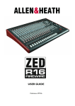 Allen & Heath ZED-R16 DJ mixer