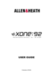 Allen & Heath XONE:92L DJ mixer