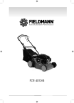 Fieldmann FZR 4010-B lawnmower