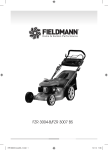 Fieldmann FZR 3004-B lawnmower
