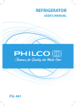 Philco PSL 441 refrigerator