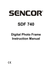 Sencor SDF 740 OE digital photo frame