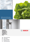 Bosch KSV29NW30G refrigerator