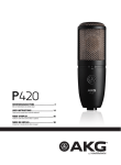 AKG P420 microphone