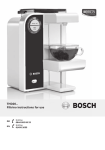 Bosch THD2063GB water dispencer