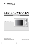 Daewoo KOG3000SL microwave