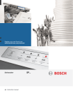 Bosch SPS53E12GB dishwasher