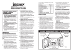 Igenix IG2980 microwave