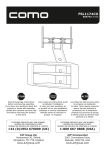 AVF FSL1174COW-A flat panel floorstand