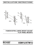 Chief XTM1U flat panel wall mount