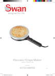Swan SF26010N crepe maker