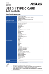 ASUS USB 3.1 TYPE-C CARD