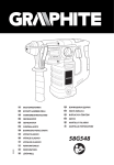 Graphite 58G548 rotary hammer