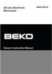Beko MWB 2000 EX microwave