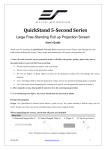 Elite Screens QuickStand 5-Second 150"