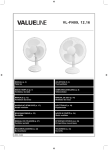 Valueline VL-FN12 fan
