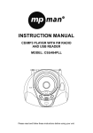 Mpman CSU484PLL CD radio