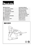 Makita SG1251J wall chaser