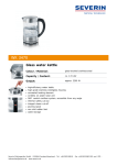 Severin WK 3470 electrical kettle