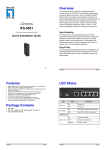 LevelOne IFS-0501 network switch