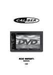 Caliber RDD885BTI car media receiver