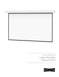 Da-Lite Large Advantage Deluxe Electrol 222"