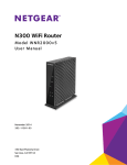 Netgear WNR2000-200UKS Wi-Fi Ethernet LAN Black router