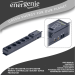 EnerGenie EG-SP5-TNCU6B-RM surge protector
