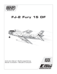 E-flite Fury 15 DF BNF Basic