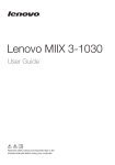 Lenovo Miix 3 10 32GB Black