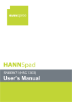 Hannspree HANNSpad SN80W71B 8GB 3G Black tablet