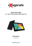 Hamlet Zelig Pad XZPAD410HD 16GB Black tablet