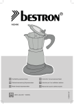 Bestron AES480 coffee maker