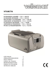 Velleman VTUSCT6 ultrasonic cleaning equipment