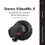 Rode Stereo VideoMic X