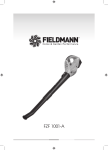 Fieldmann FZF 1001-A cordless leaf blower