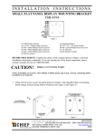 Chief FSB4394 mounting kit