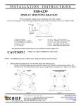 Chief FSB4239B mounting kit