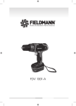 Fieldmann FDV 1001-A cordless combi drill