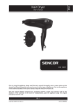 Sencor SHD 108VT hair dryer