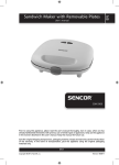 Sencor SSM 9300 sandwich maker