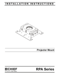 Chief RPA174 project mount