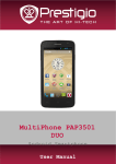 Prestigio MultiPhone 3501 DUO 4GB Blue